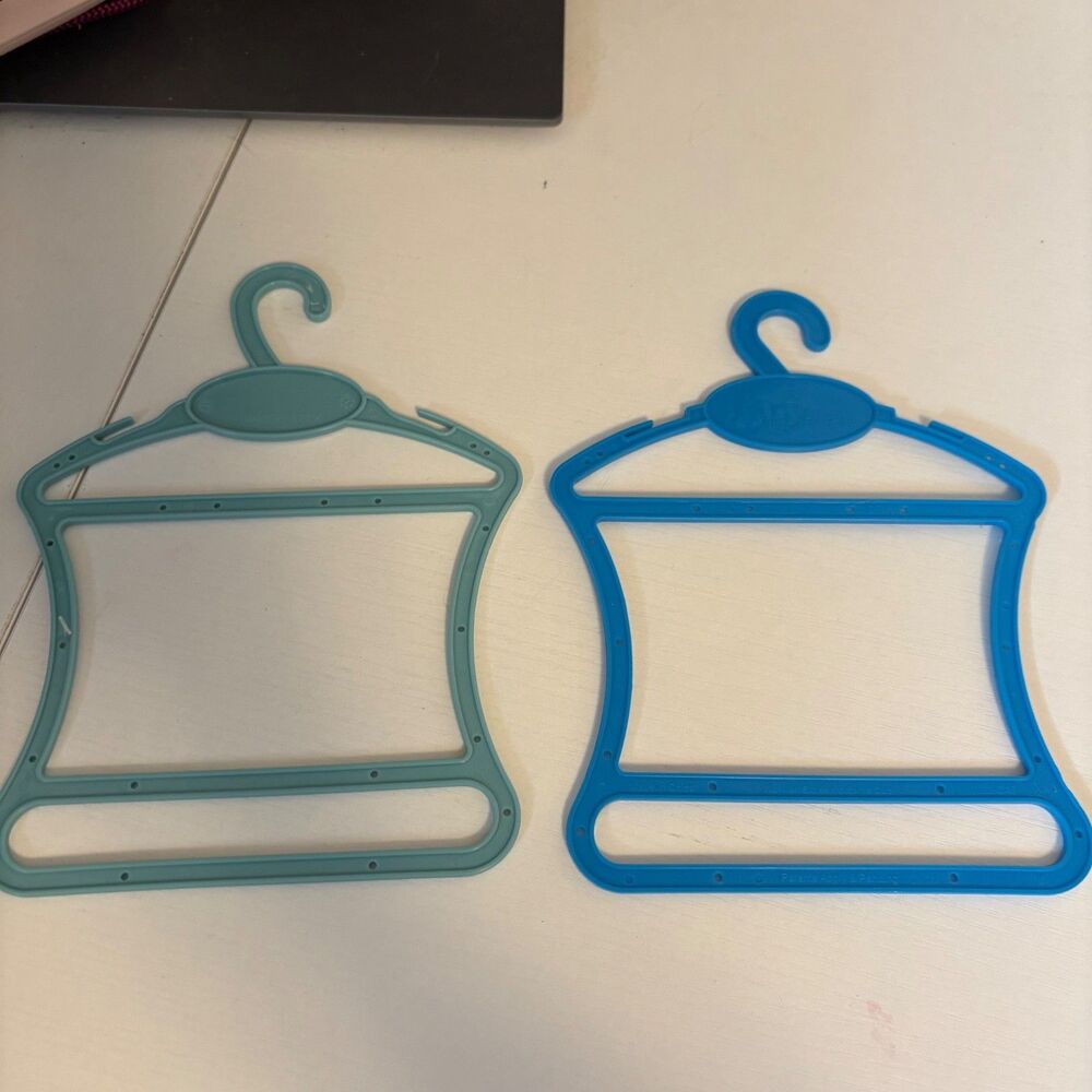 My Life As Clothes Hangers Doll Clothes Teal Blue Lot Of 2 Replacement